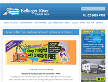 Tablet Screenshot of bellingerriver.com.au